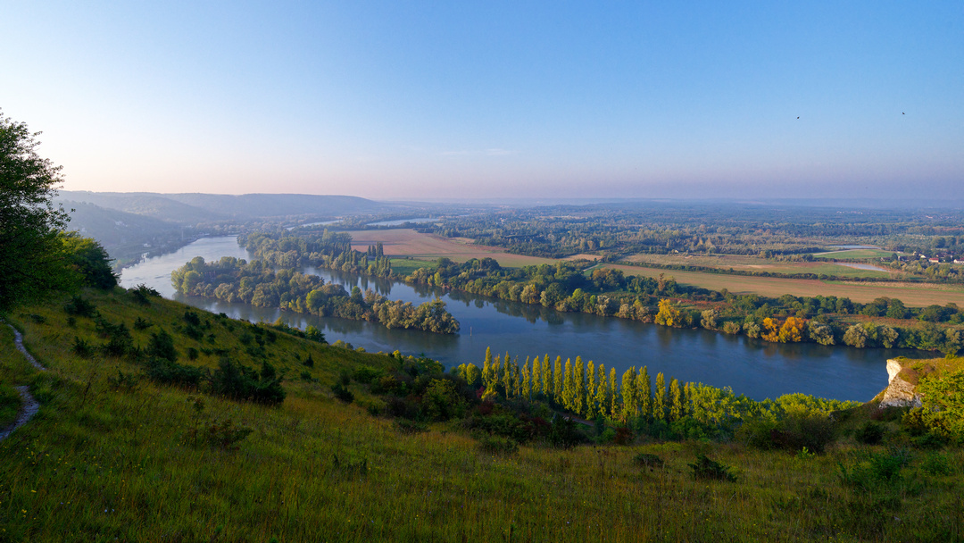 Vue sur la Vallée de la Seine en Normandie