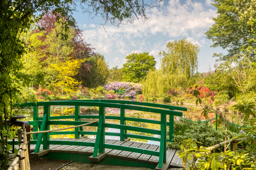 Pont japonais du Jardin Claude Monet à Giverny