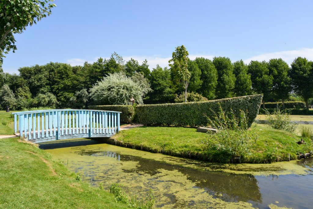 Jardin des personnalités à Honfleur en Normandie