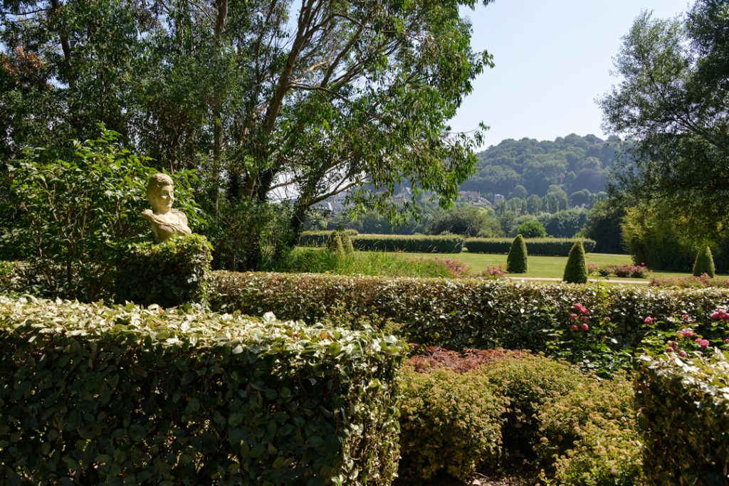 Jardin des personnalités à Honfleur en Normandie