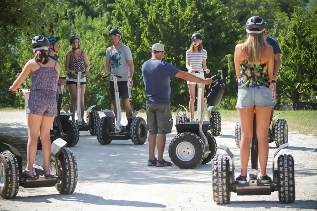 activité à faire segway cousinade en camping
